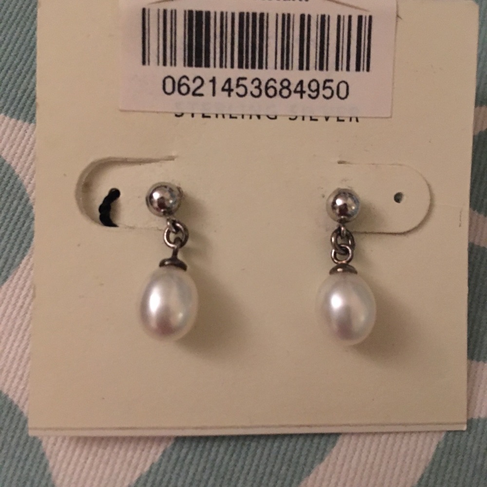 Pearl earrings